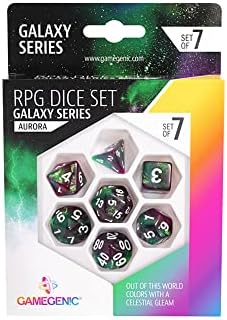 GALAXY SERIES - AURORA - RPG DICE SET (7PCS)