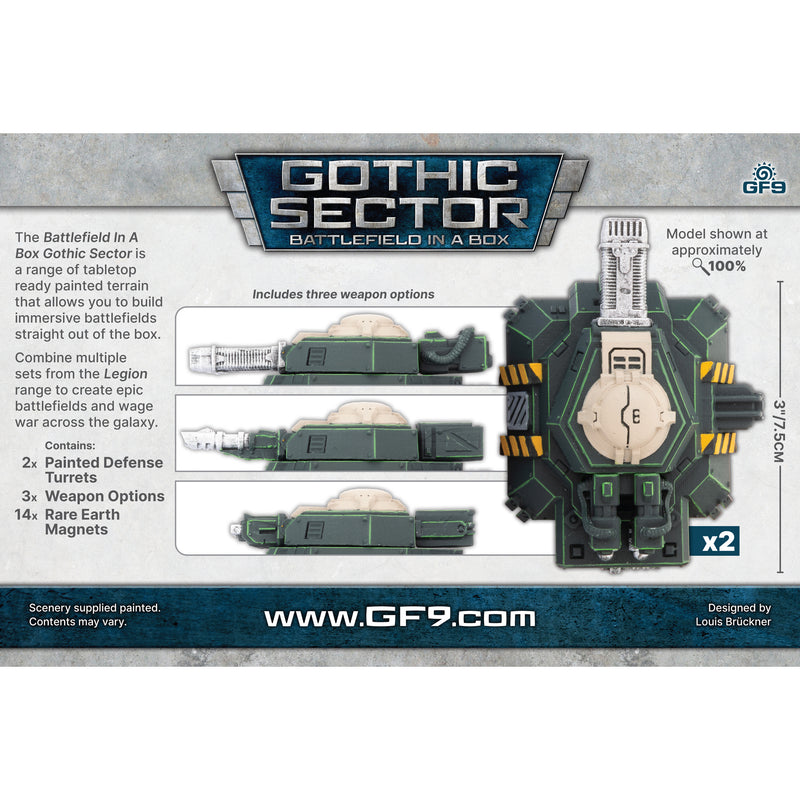 Gothic Sector: Legion Defense Turrets (x2)