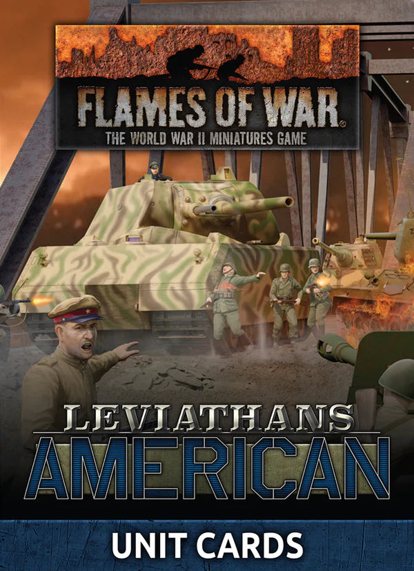 Late War Leviathans: American Unit Cards (33x Cards) - Limited Edition