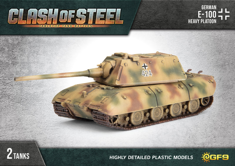 E-100 Heavy Tank Platoon (x2 Plastic)