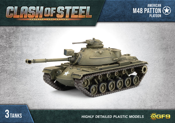 M48 Medium Tank Platoon (x3 Plastic)