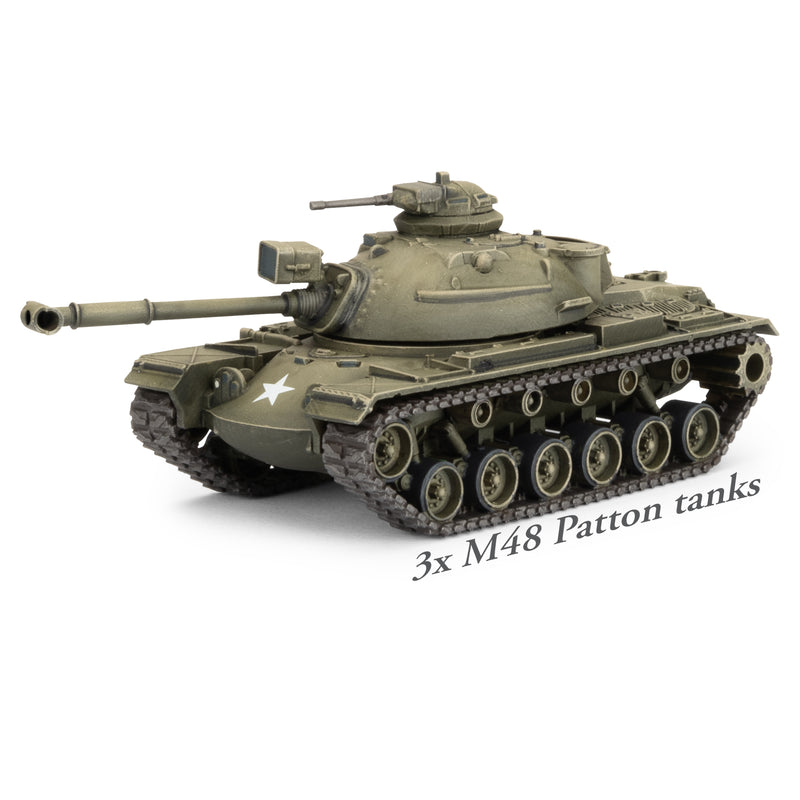 M48 Medium Tank Platoon (x3 Plastic)