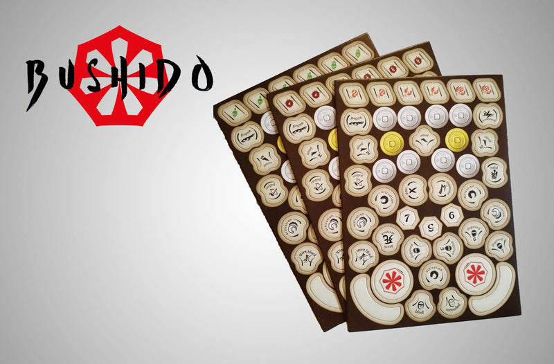 Bushido Risen Sun Token Set