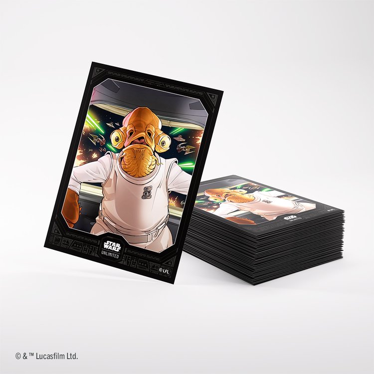 [PRE-ORDER] STAR WARS: UNLIMITED ART SLEEVES - ADMIRAL ACKBAR