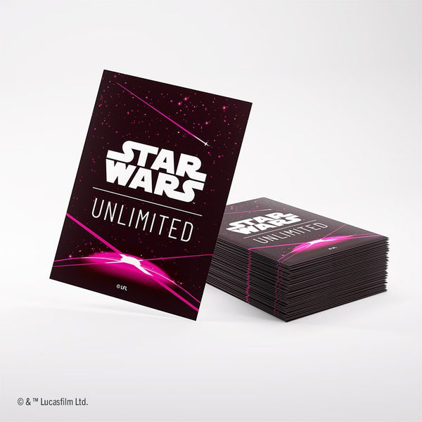 [PRE-ORDER] STAR WARS: UNLIMITED ART SLEEVES - CARD BACK MAGENTA