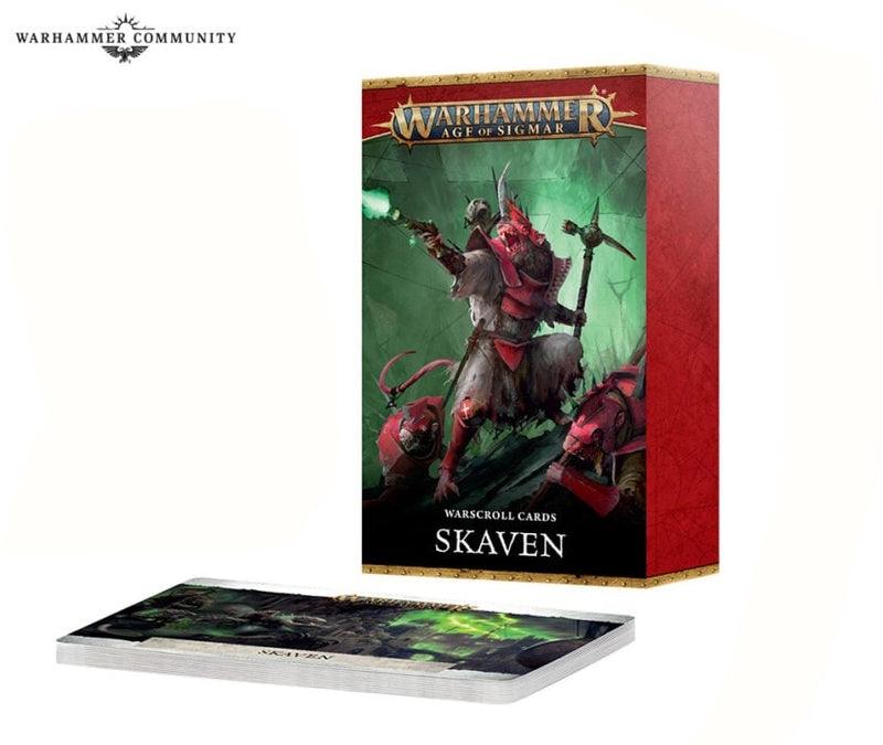 WARSCROLL CARDS: SKAVEN (ENG)