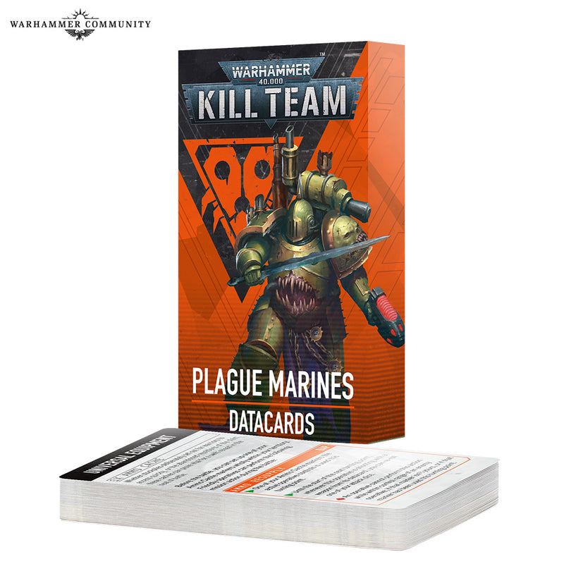 KILL TEAM DATACARDS: PLAGUE MARINES (ENG