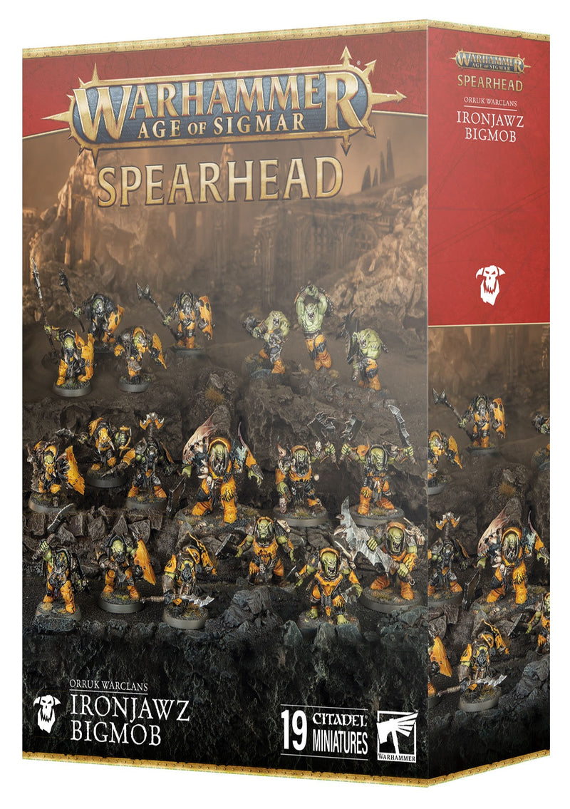 SPEARHEAD:ORRUK WARCLANS IRONJAWZ BIGMOB