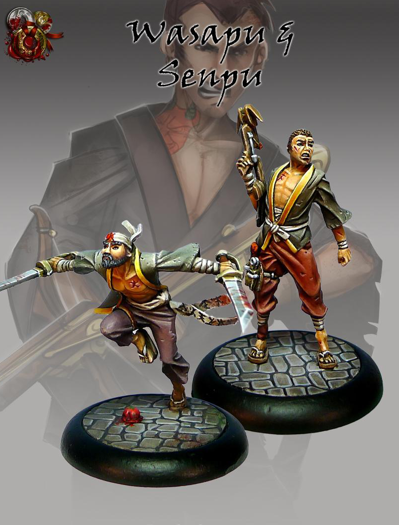 Wasupu & Senpu (models from the starter set)