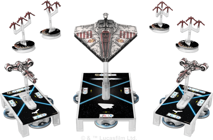 STAR WARS ARMADA GALACTIC REPUBLIC FLEET