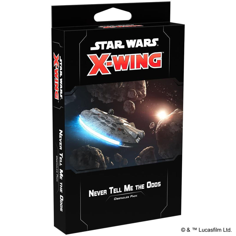 STAR WARS X-WING 2ND EDITION NEVER TELL ME THE ODDS OBSTACLES PACK EN