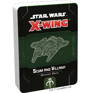 STAR WARS X-WING 2ND EDITION SCUM AND VILLAINY DAMAGE DECK EN